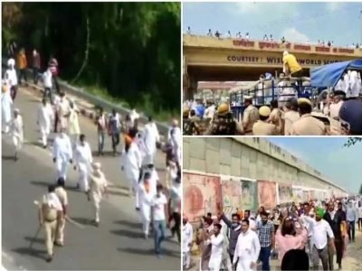 Haryana farmers protest against farming segment mandates, block NH-44 at Kurukshetra