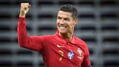 RONALDO SCORES 100TH INTERNATIONAL GOAL FOR PORTUGAL