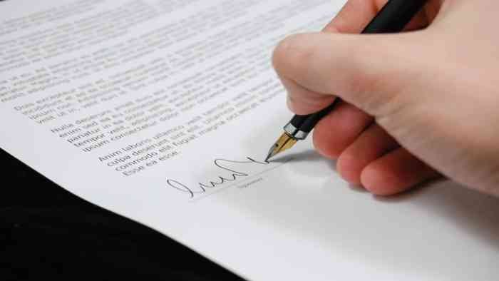 Requirements of Services Contract & Agreements