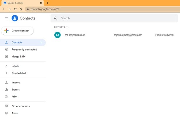 frequently contacted