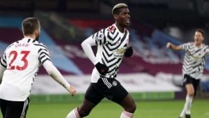Pogba’s Strike Sends Man United on Top of the League