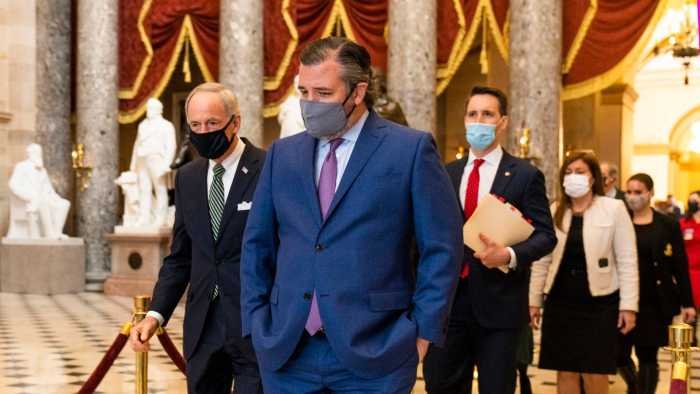 Ted Cruz Blamed for Abetting Sedition