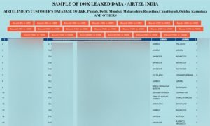 2 million Airtel numbers along with users details leaked in a data breach - Copy - Copy